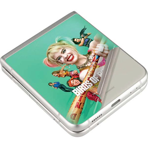 DC Comics Harley Quinn Birds of Prey Movie Poster Galaxy Z Flip3 5G Skin